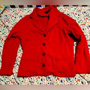 Red Boden cotton blazer 20